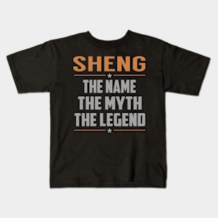 SHENG The Name The Myth The Legend Kids T-Shirt
